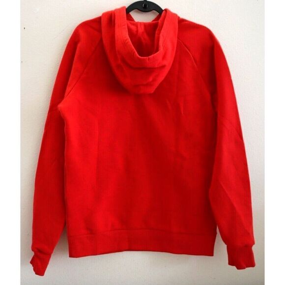 Under Armour 1357092-600 Men's Sz Small Red UA Rival Fleece LC Logo Hoodie - Picture 2 of 8